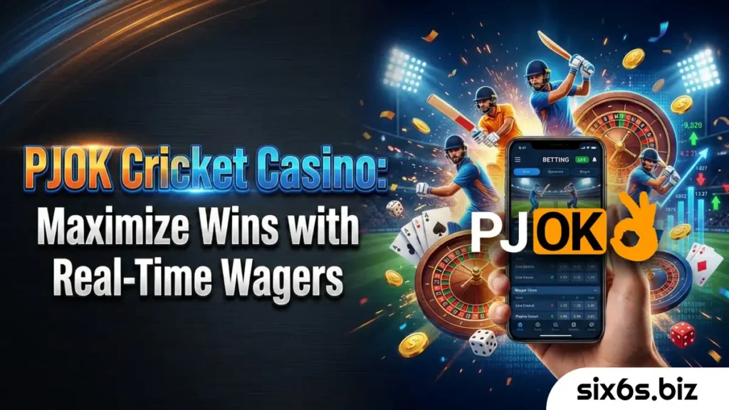 PJOK Cricket Casino : Maximize Wins with Real-Time Cricket Wagers